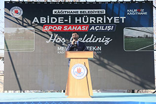 KÂĞITHANE’DE SPORUN YENİ MERKEZİ: ABİDE-İ HÜRRİYET SPOR SAHASI AÇILDI